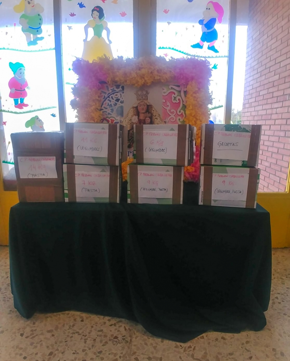 <?php echo OFRENDA DE ALIMENTOS NUESTRA SEÑORA DE VALME.